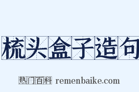 梳头盒子造句是什么意思的图片